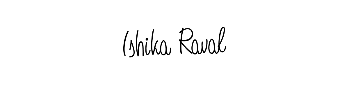 You can use this online signature creator to create a handwritten signature for the name Ishika Raval. This is the best online autograph maker. Ishika Raval signature style 5 images and pictures png