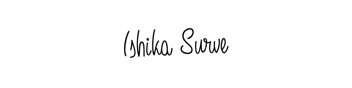 Similarly Angelique-Rose-font-FFP is the best handwritten signature design. Signature creator online .You can use it as an online autograph creator for name Ishika Surve. Ishika Surve signature style 5 images and pictures png