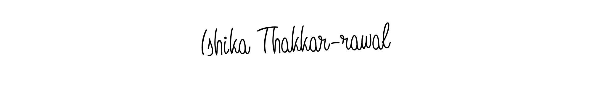 Here are the top 10 professional signature styles for the name Ishika Thakkar-rawal. These are the best autograph styles you can use for your name. Ishika Thakkar-rawal signature style 5 images and pictures png