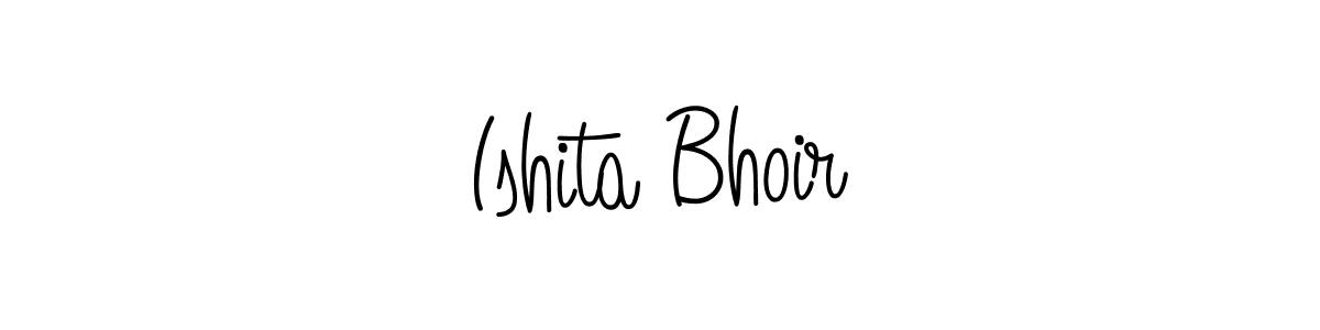 Best and Professional Signature Style for Ishita Bhoir. Angelique-Rose-font-FFP Best Signature Style Collection. Ishita Bhoir signature style 5 images and pictures png