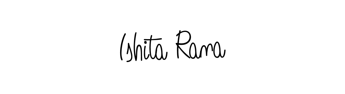 if you are searching for the best signature style for your name Ishita Rana. so please give up your signature search. here we have designed multiple signature styles  using Angelique-Rose-font-FFP. Ishita Rana signature style 5 images and pictures png