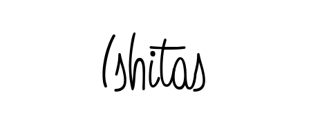 Master the art of signing with Ishitas written in fluent Angelique-Rose-font-FFP script. A great template to practice and refine your handwriting. Ishitas signature style 5 images and pictures png