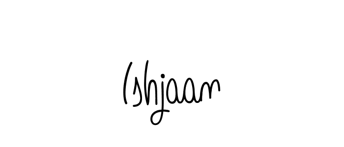 Ishjaan stylish signature style. Best Handwritten Sign (Angelique-Rose-font-FFP) for my name. Handwritten Signature Collection Ideas for my name Ishjaan. Ishjaan signature style 5 images and pictures png