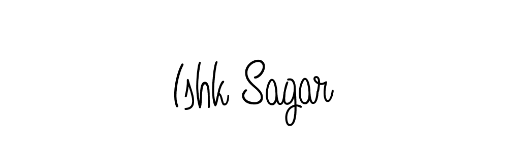 Best and Professional Signature Style for Ishk Sagar. Angelique-Rose-font-FFP Best Signature Style Collection. Ishk Sagar signature style 5 images and pictures png