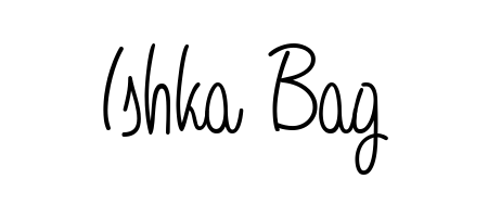 Discover the perfect balance of readability and style for Ishka Bag with Angelique-Rose-font-FFP font. Create your dream signature today. Ishka Bag signature style 5 images and pictures png