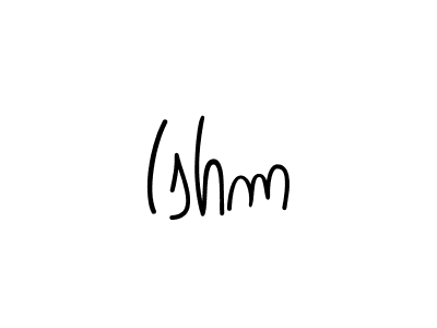 Design your own signature with our free online signature maker. With this signature software, you can create a handwritten (Angelique-Rose-font-FFP) signature for name Ishm. Ishm signature style 5 images and pictures png