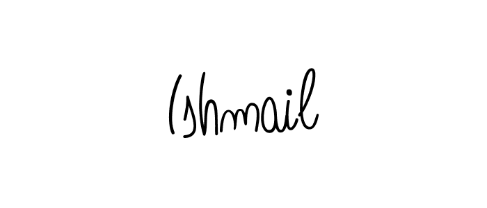 Ishmail stylish signature style. Best Handwritten Sign (Angelique-Rose-font-FFP) for my name. Handwritten Signature Collection Ideas for my name Ishmail. Ishmail signature style 5 images and pictures png