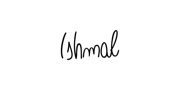 How to make Ishmal name signature. Use Angelique-Rose-font-FFP style for creating short signs online. This is the latest handwritten sign. Ishmal signature style 5 images and pictures png