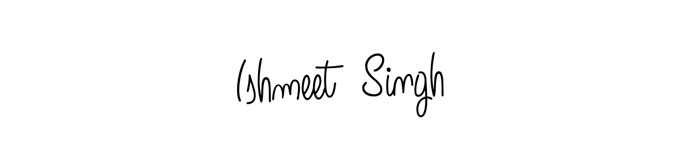 How to make Ishmeet  Singh signature? Angelique-Rose-font-FFP is a professional autograph style. Create handwritten signature for Ishmeet  Singh name. Ishmeet  Singh signature style 5 images and pictures png