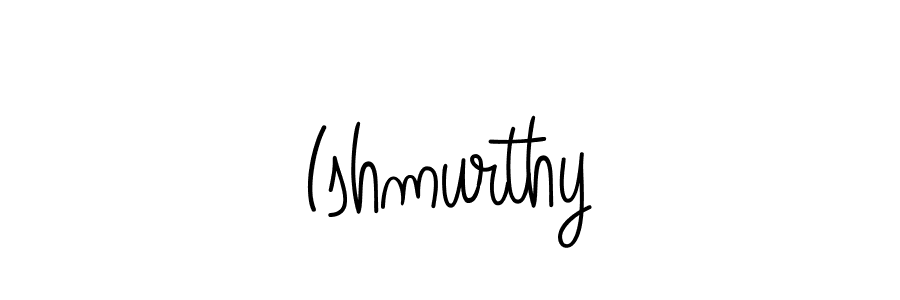 Make a beautiful signature design for name Ishmurthy. With this signature (Angelique-Rose-font-FFP) style, you can create a handwritten signature for free. Ishmurthy signature style 5 images and pictures png