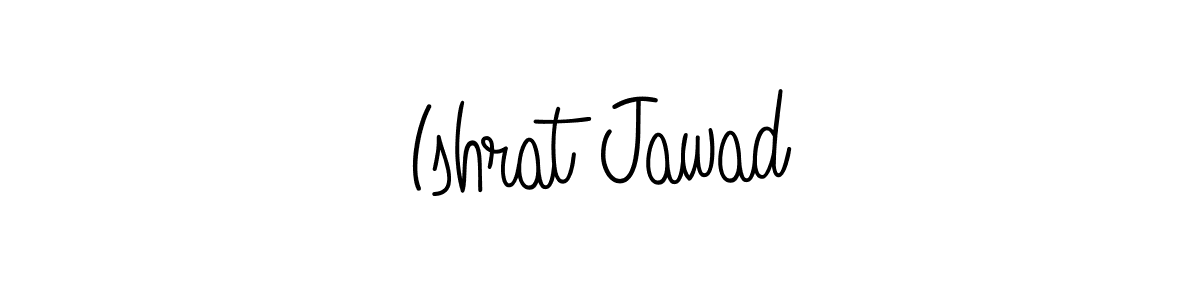 Once you've used our free online signature maker to create your best signature Angelique-Rose-font-FFP style, it's time to enjoy all of the benefits that Ishrat Jawad name signing documents. Ishrat Jawad signature style 5 images and pictures png