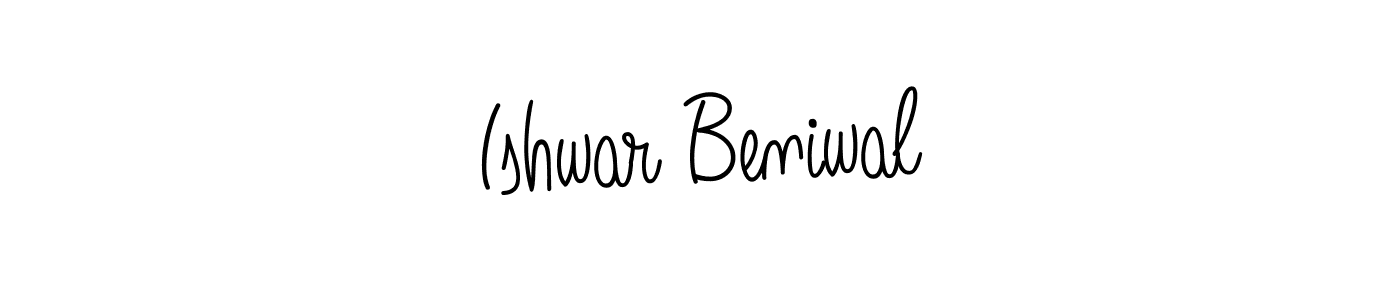 Best and Professional Signature Style for Ishwar Beniwal. Angelique-Rose-font-FFP Best Signature Style Collection. Ishwar Beniwal signature style 5 images and pictures png
