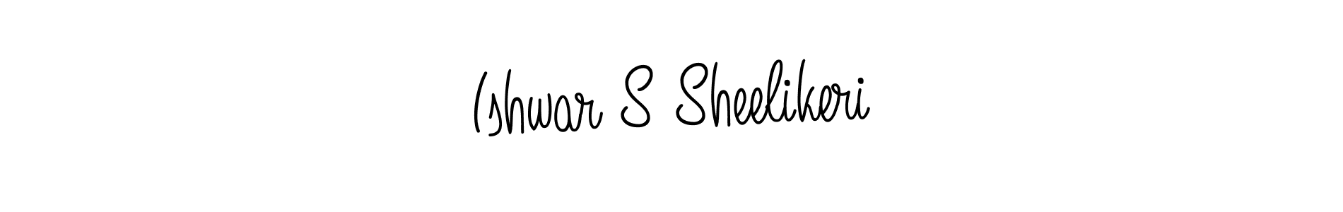 This is the best signature style for the Ishwar S Sheelikeri name. Also you like these signature font (Angelique-Rose-font-FFP). Mix name signature. Ishwar S Sheelikeri signature style 5 images and pictures png