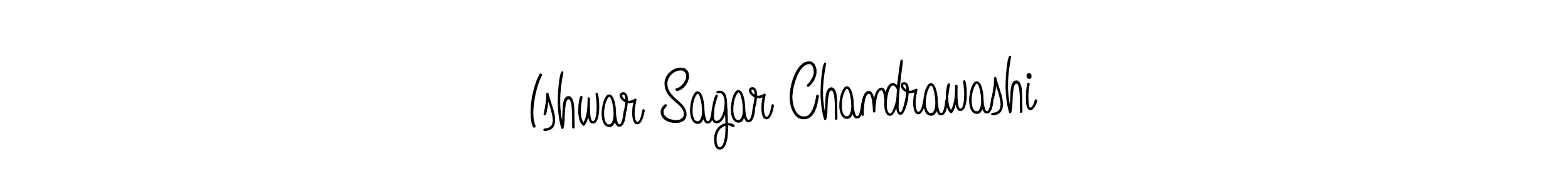 Design your own signature with our free online signature maker. With this signature software, you can create a handwritten (Angelique-Rose-font-FFP) signature for name Ishwar Sagar Chandrawashi. Ishwar Sagar Chandrawashi signature style 5 images and pictures png