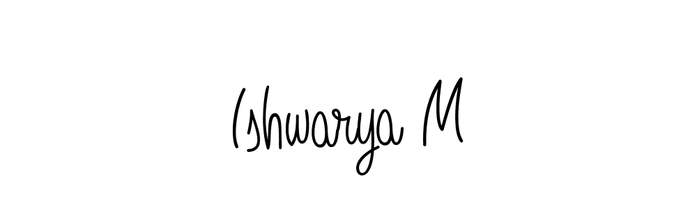 You can use this online signature creator to create a handwritten signature for the name Ishwarya M. This is the best online autograph maker. Ishwarya M signature style 5 images and pictures png