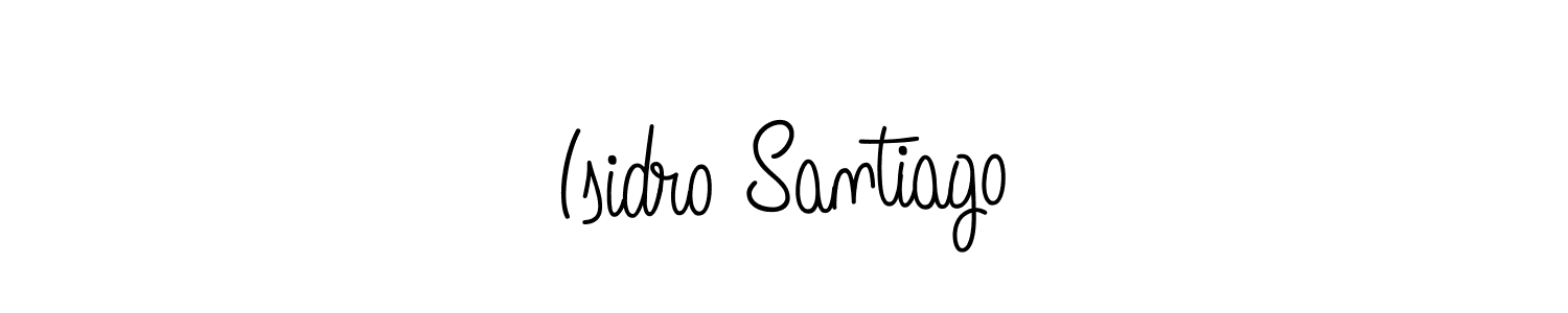 Angelique-Rose-font-FFP is a professional signature style that is perfect for those who want to add a touch of class to their signature. It is also a great choice for those who want to make their signature more unique. Get Isidro Santiago name to fancy signature for free. Isidro Santiago signature style 5 images and pictures png