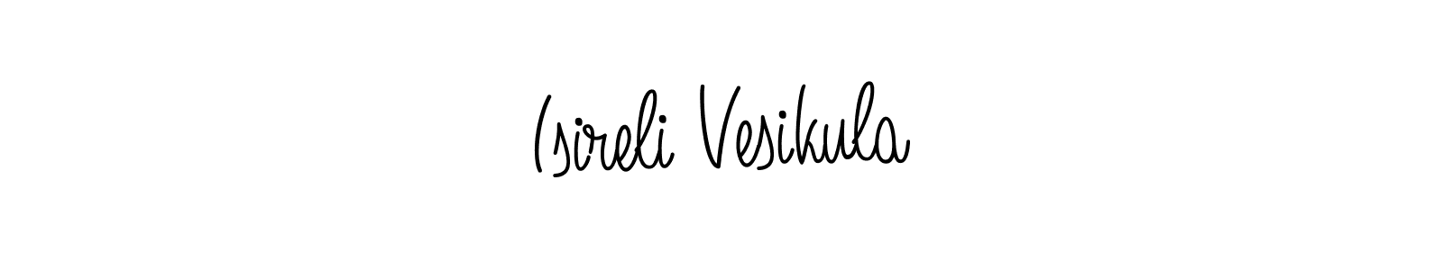The best way (Angelique-Rose-font-FFP) to make a short signature is to pick only two or three words in your name. The name Isireli Vesikula include a total of six letters. For converting this name. Isireli Vesikula signature style 5 images and pictures png