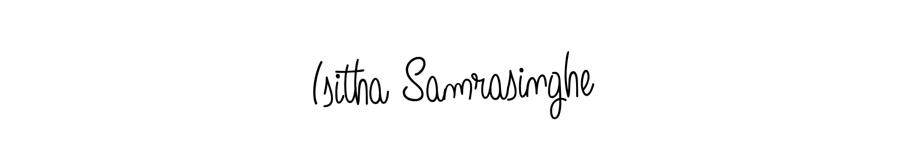 Also we have Isitha Samrasinghe name is the best signature style. Create professional handwritten signature collection using Angelique-Rose-font-FFP autograph style. Isitha Samrasinghe signature style 5 images and pictures png