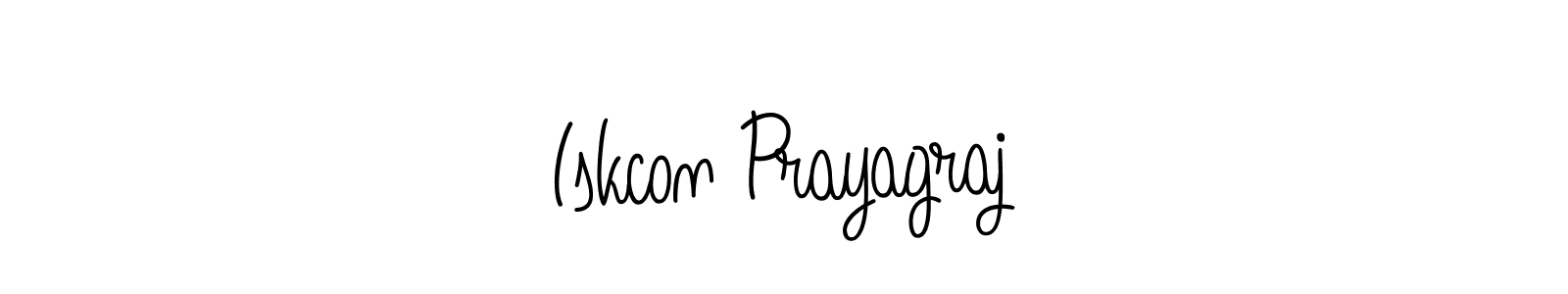 Create a beautiful signature design for name Iskcon Prayagraj. With this signature (Angelique-Rose-font-FFP) fonts, you can make a handwritten signature for free. Iskcon Prayagraj signature style 5 images and pictures png