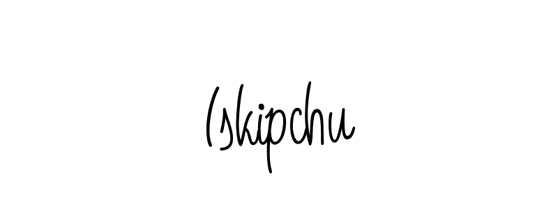How to make Iskipchu signature? Angelique-Rose-font-FFP is a professional autograph style. Create handwritten signature for Iskipchu name. Iskipchu signature style 5 images and pictures png