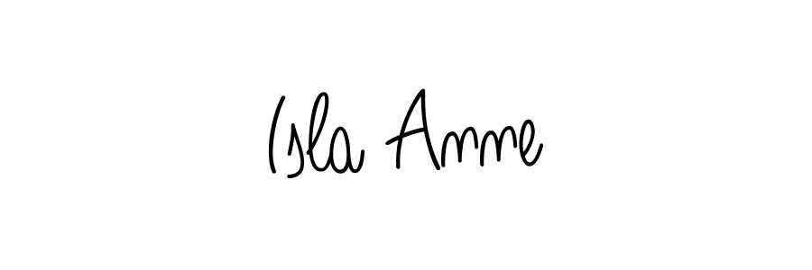 Create a beautiful signature design for name Isla Anne. With this signature (Angelique-Rose-font-FFP) fonts, you can make a handwritten signature for free. Isla Anne signature style 5 images and pictures png