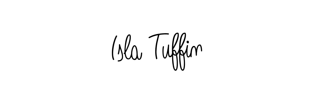 Use a signature maker to create a handwritten signature online. With this signature software, you can design (Angelique-Rose-font-FFP) your own signature for name Isla Tuffin. Isla Tuffin signature style 5 images and pictures png