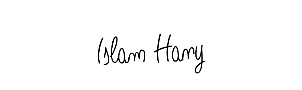 The best way (Angelique-Rose-font-FFP) to make a short signature is to pick only two or three words in your name. The name Islam Hany include a total of six letters. For converting this name. Islam Hany signature style 5 images and pictures png