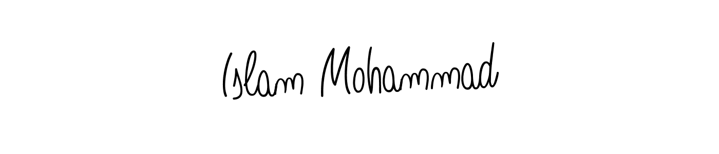 Also You can easily find your signature by using the search form. We will create Islam Mohammad name handwritten signature images for you free of cost using Angelique-Rose-font-FFP sign style. Islam Mohammad signature style 5 images and pictures png