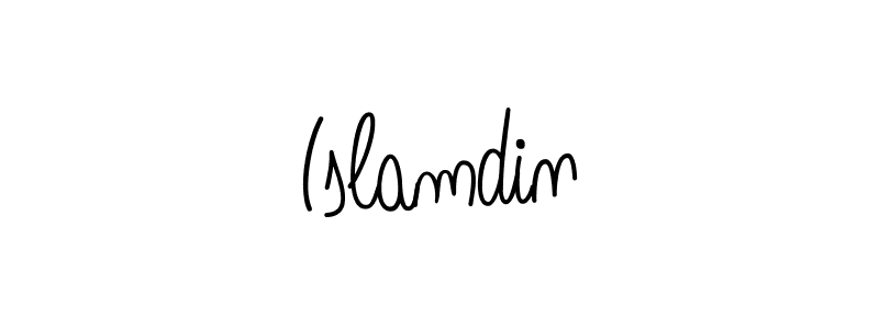 Once you've used our free online signature maker to create your best signature Angelique-Rose-font-FFP style, it's time to enjoy all of the benefits that Islamdin name signing documents. Islamdin signature style 5 images and pictures png