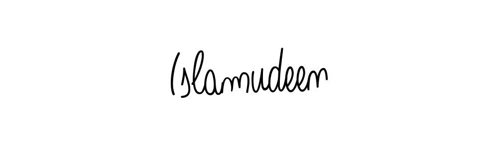 How to make Islamudeen signature? Angelique-Rose-font-FFP is a professional autograph style. Create handwritten signature for Islamudeen name. Islamudeen signature style 5 images and pictures png