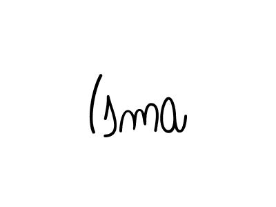 How to Draw Isma signature style? Angelique-Rose-font-FFP is a latest design signature styles for name Isma. Isma signature style 5 images and pictures png