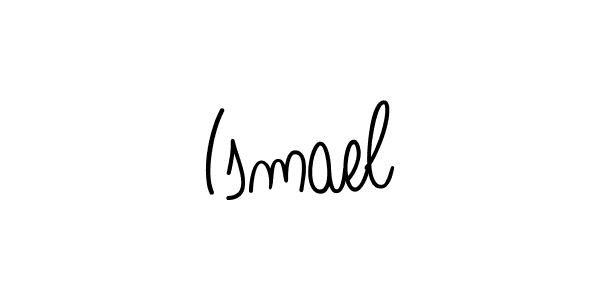 How to make Ismael name signature. Use Angelique-Rose-font-FFP style for creating short signs online. This is the latest handwritten sign. Ismael signature style 5 images and pictures png