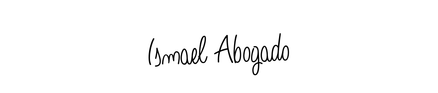 Angelique-Rose-font-FFP is a professional signature style that is perfect for those who want to add a touch of class to their signature. It is also a great choice for those who want to make their signature more unique. Get Ismael Abogado name to fancy signature for free. Ismael Abogado signature style 5 images and pictures png