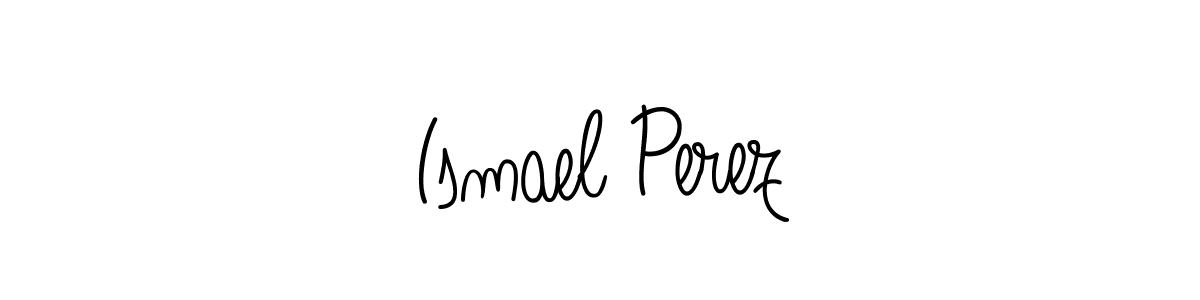 How to Draw Ismael Perez signature style? Angelique-Rose-font-FFP is a latest design signature styles for name Ismael Perez. Ismael Perez signature style 5 images and pictures png