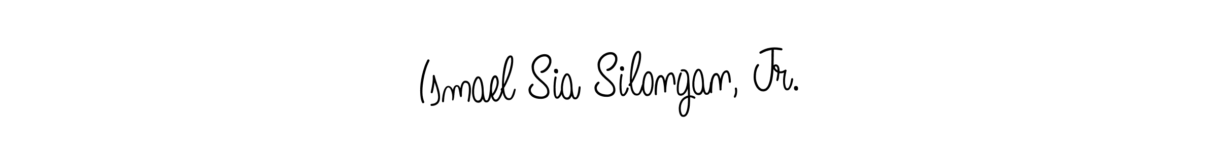 Angelique-Rose-font-FFP is a professional signature style that is perfect for those who want to add a touch of class to their signature. It is also a great choice for those who want to make their signature more unique. Get Ismael Sia Silongan, Jr. name to fancy signature for free. Ismael Sia Silongan, Jr. signature style 5 images and pictures png