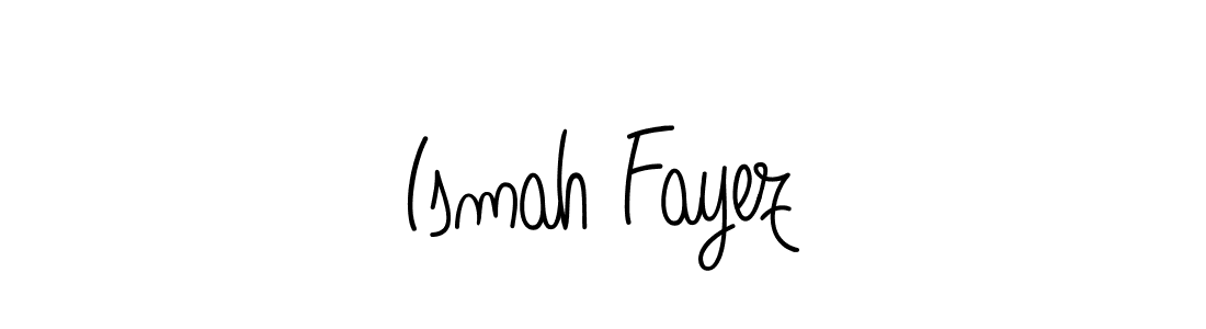 Check out images of Autograph of Ismah Fayez name. Actor Ismah Fayez Signature Style. Angelique-Rose-font-FFP is a professional sign style online. Ismah Fayez signature style 5 images and pictures png