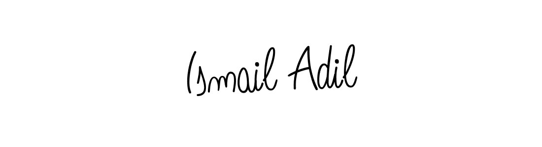 Use a signature maker to create a handwritten signature online. With this signature software, you can design (Angelique-Rose-font-FFP) your own signature for name Ismail Adil. Ismail Adil signature style 5 images and pictures png