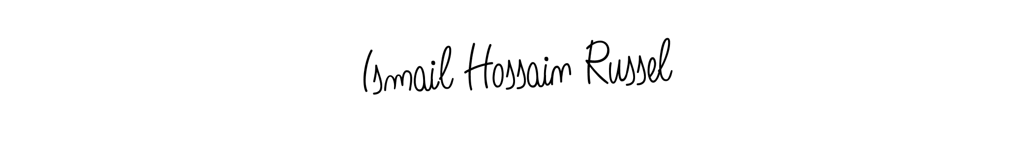 Also You can easily find your signature by using the search form. We will create Ismail Hossain Russel name handwritten signature images for you free of cost using Angelique-Rose-font-FFP sign style. Ismail Hossain Russel signature style 5 images and pictures png