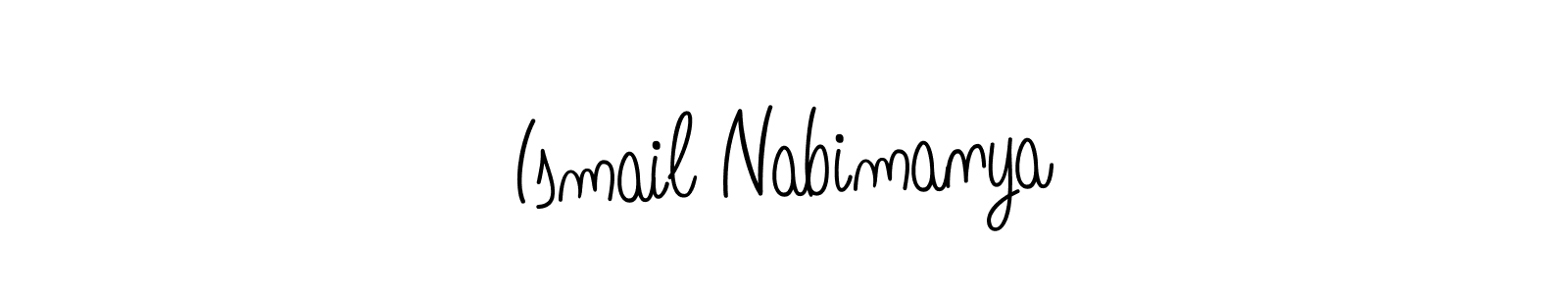 This is the best signature style for the Ismail Nabimanya name. Also you like these signature font (Angelique-Rose-font-FFP). Mix name signature. Ismail Nabimanya signature style 5 images and pictures png