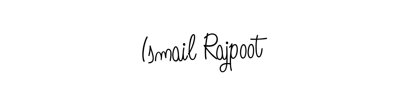 Ismail Rajpoot stylish signature style. Best Handwritten Sign (Angelique-Rose-font-FFP) for my name. Handwritten Signature Collection Ideas for my name Ismail Rajpoot. Ismail Rajpoot signature style 5 images and pictures png