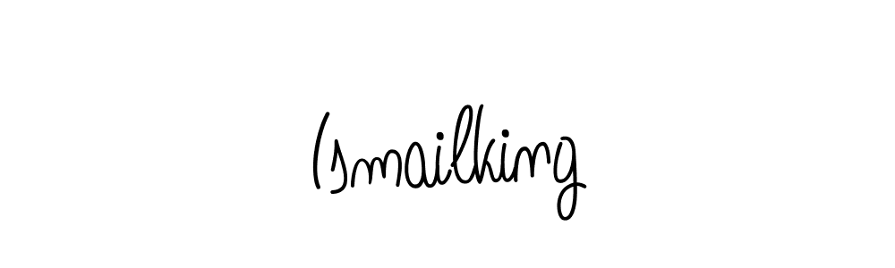 Make a beautiful signature design for name Ismailking. With this signature (Angelique-Rose-font-FFP) style, you can create a handwritten signature for free. Ismailking signature style 5 images and pictures png