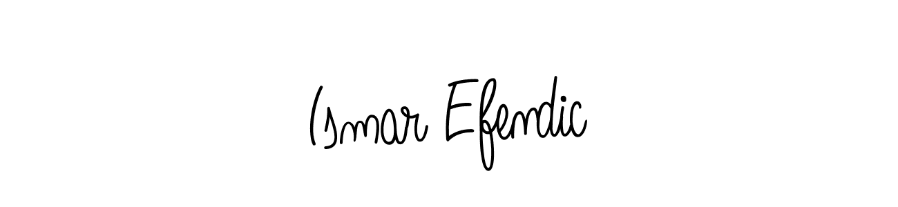 if you are searching for the best signature style for your name Ismar Efendic. so please give up your signature search. here we have designed multiple signature styles  using Angelique-Rose-font-FFP. Ismar Efendic signature style 5 images and pictures png