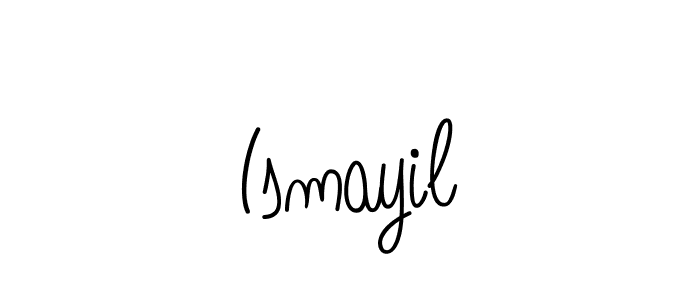 Use a signature maker to create a handwritten signature online. With this signature software, you can design (Angelique-Rose-font-FFP) your own signature for name Ismayil. Ismayil signature style 5 images and pictures png