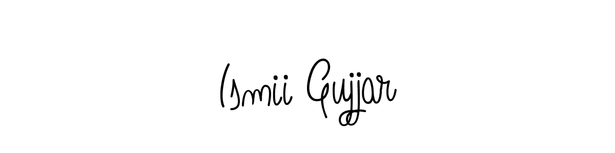 Angelique-Rose-font-FFP is a professional signature style that is perfect for those who want to add a touch of class to their signature. It is also a great choice for those who want to make their signature more unique. Get Ismii Gujjar name to fancy signature for free. Ismii Gujjar signature style 5 images and pictures png