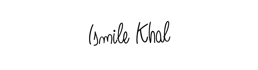 Create a beautiful signature design for name Ismile Khal. With this signature (Angelique-Rose-font-FFP) fonts, you can make a handwritten signature for free. Ismile Khal signature style 5 images and pictures png