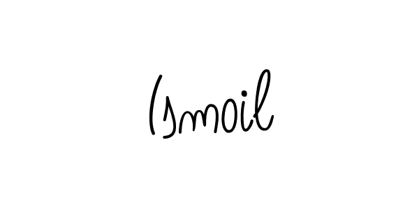You should practise on your own different ways (Angelique-Rose-font-FFP) to write your name (Ismoil) in signature. don't let someone else do it for you. Ismoil signature style 5 images and pictures png