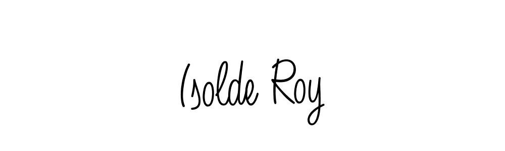 Check out images of Autograph of Isolde Roy name. Actor Isolde Roy Signature Style. Angelique-Rose-font-FFP is a professional sign style online. Isolde Roy signature style 5 images and pictures png