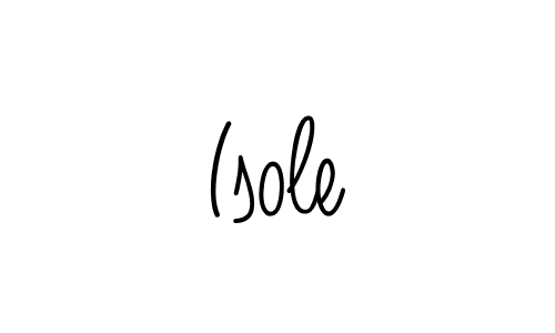 How to Draw Isole signature style? Angelique-Rose-font-FFP is a latest design signature styles for name Isole. Isole signature style 5 images and pictures png