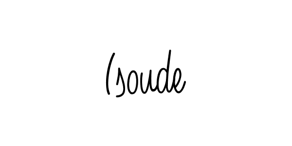 Isoude stylish signature style. Best Handwritten Sign (Angelique-Rose-font-FFP) for my name. Handwritten Signature Collection Ideas for my name Isoude. Isoude signature style 5 images and pictures png