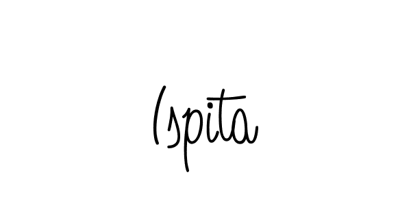 Design your own signature with our free online signature maker. With this signature software, you can create a handwritten (Angelique-Rose-font-FFP) signature for name Ispita. Ispita signature style 5 images and pictures png